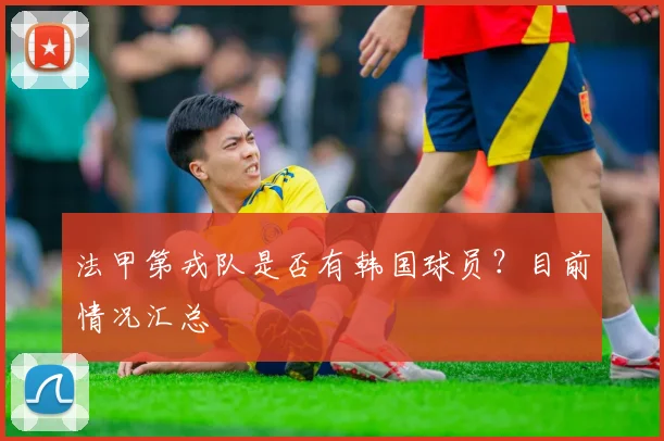 法甲第戎队是否有韩国球员？目前情况汇总